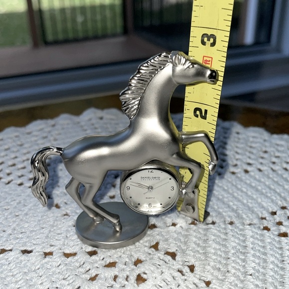 Vintage Daniel David Horse Mini Clock - Picture 4 of 5